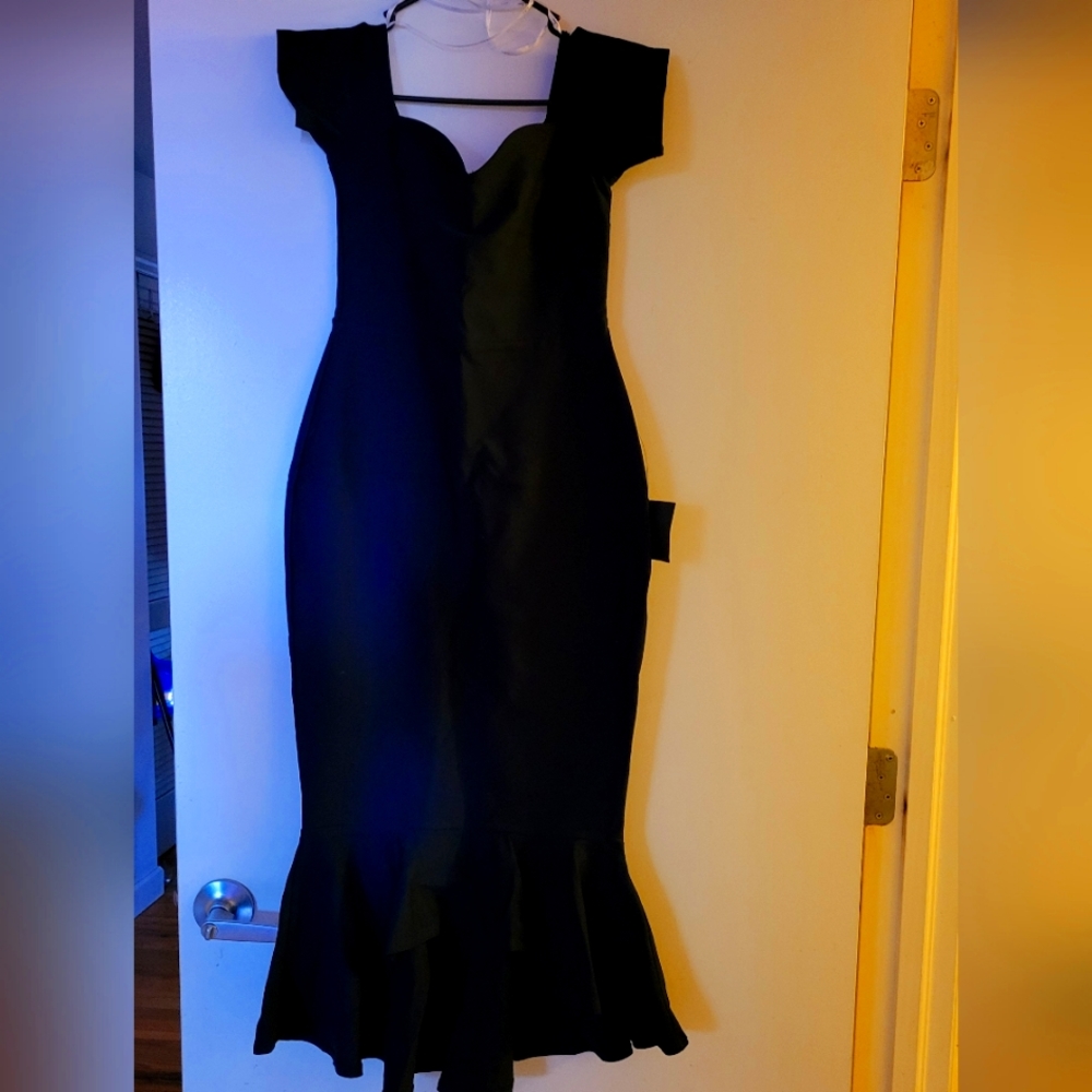 Lulus Blue casual dress- size M
